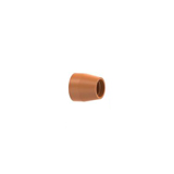 Flangeless Ferrule Tefzel™ (ETFE), 1/4-28 or M6 Flat- Bottom, for 3mm OD Orange -10 Pack